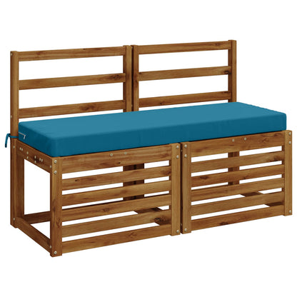 Bankkussen SOEST 100% Polyester Lichtblauw 100 x 40 x 8 cm