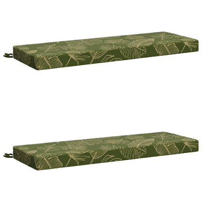 2-delige Bankkussens SOEST 2 st 100% Polyester Bladontwerp