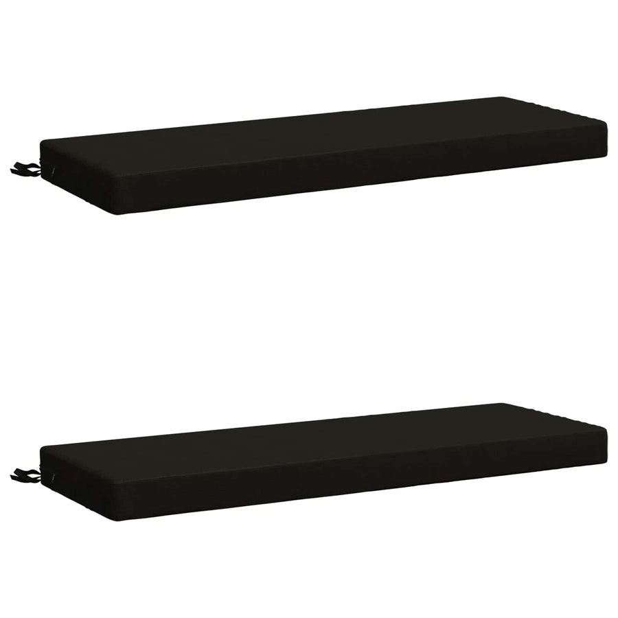 2-delige Bankkussens SOEST 2 st 100% Polyester Zwart