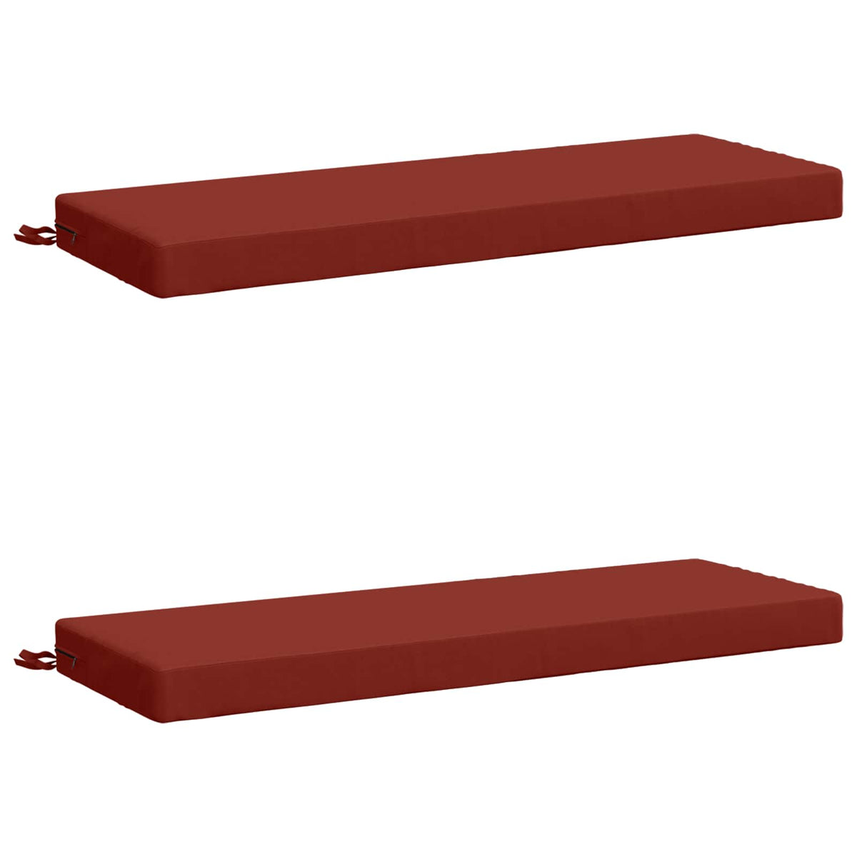 2-delige Bankkussens SOEST 2 st 100% Polyester Rood