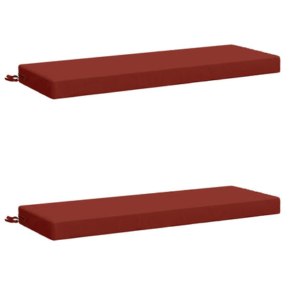 2-delige Bankkussens SOEST 2 st 100% Polyester Rood