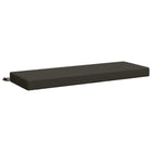 Bankkussen antraciet 110x40x8 cm polyester