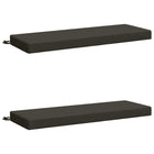Bankkussens SOEST 2 st 100% polyester antraciet