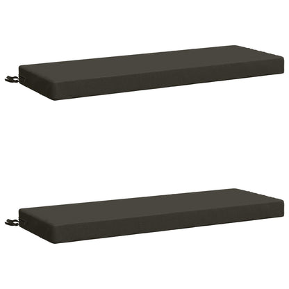 2-delige Bankkussens SOEST 2 st 100% Polyester Antraciet