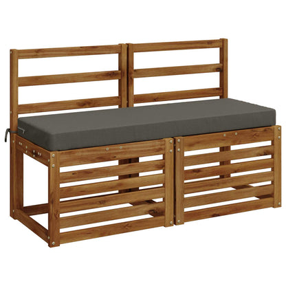 Bankkussen SOEST 100% Polyester Grijs 110 x 40 x 8 cm