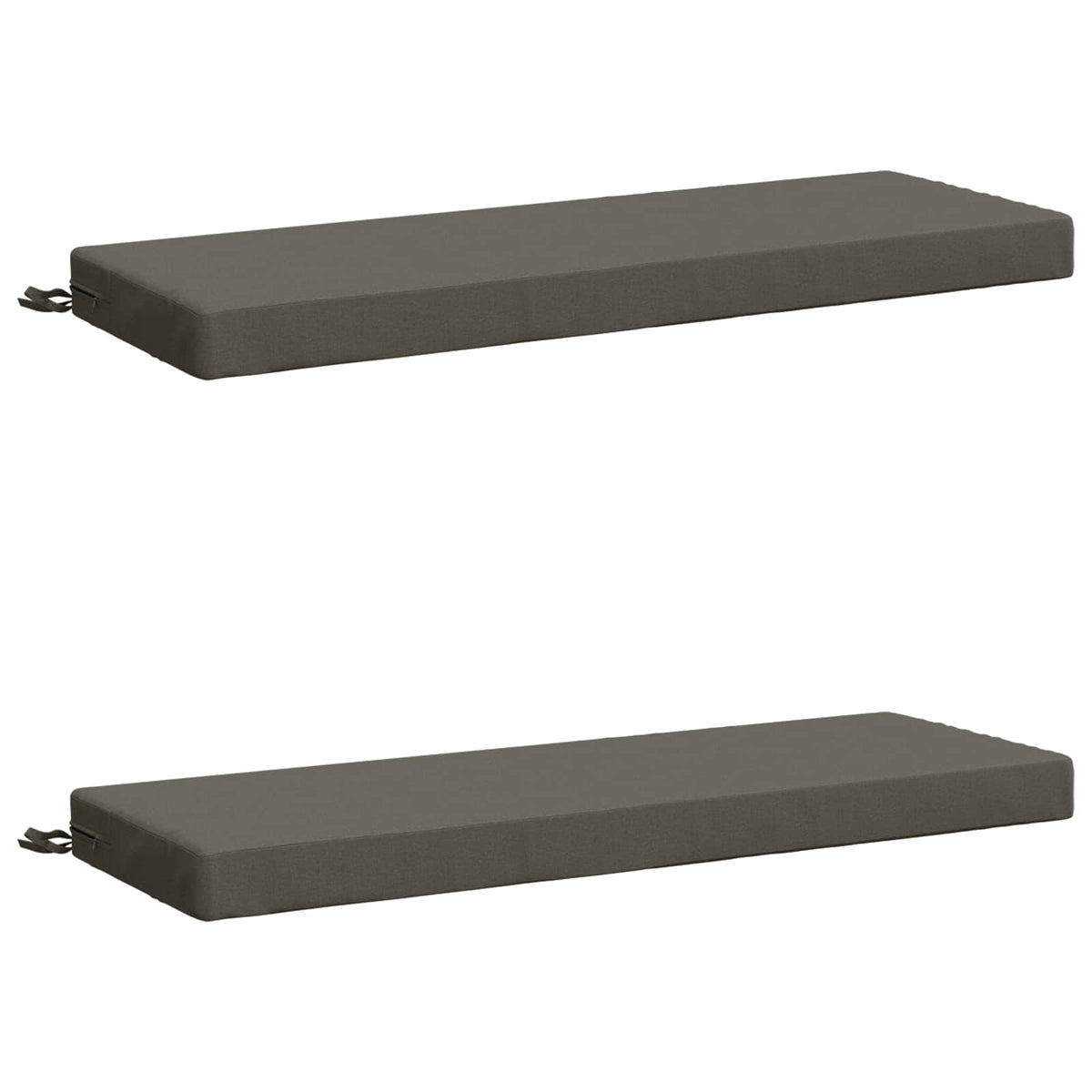 2-delige Bankkussens SOEST 2 st 100% Polyester Grijs