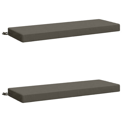 2-delige Bankkussens SOEST 2 st 100% Polyester Grijs