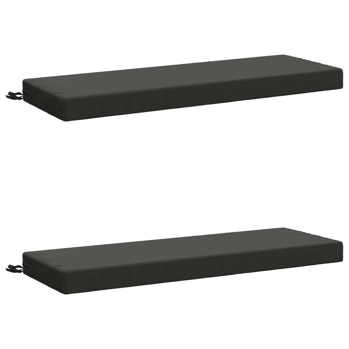 2-delige Bankkussens SOEST 2 st 100% Polyester Antraciet