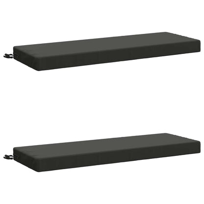 2-delige Bankkussens SOEST 2 st 100% Polyester Antraciet