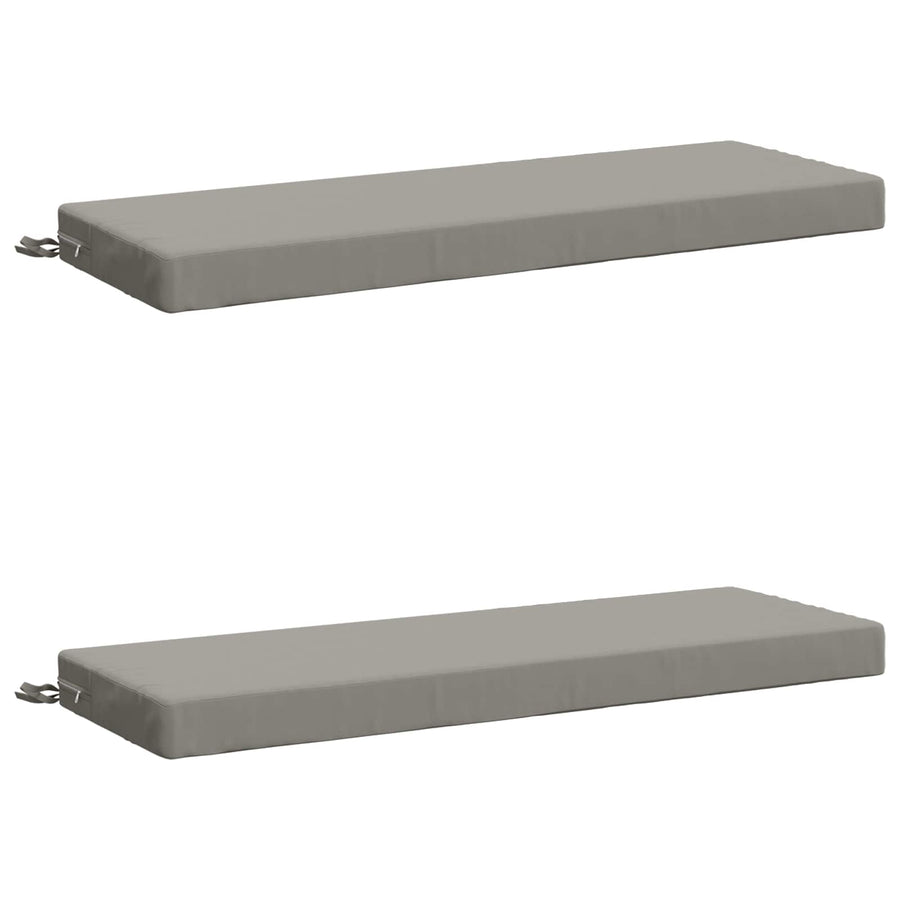 2-delige Bankkussens SOEST 2 st 100% Polyester Grijs