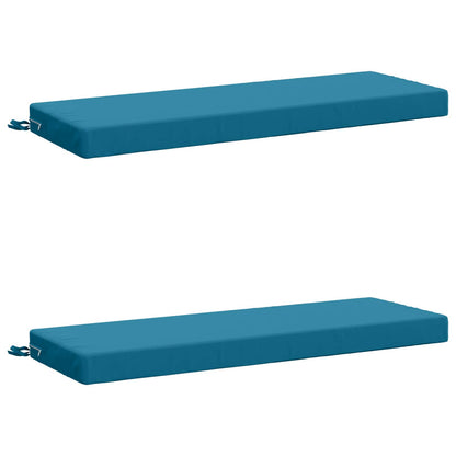2-delige Bankkussens SOEST 2 st 100% Polyester Lichtblauw