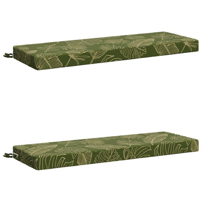 2-delige Bankkussens SOEST 2 st 100% Polyester Bladontwerp