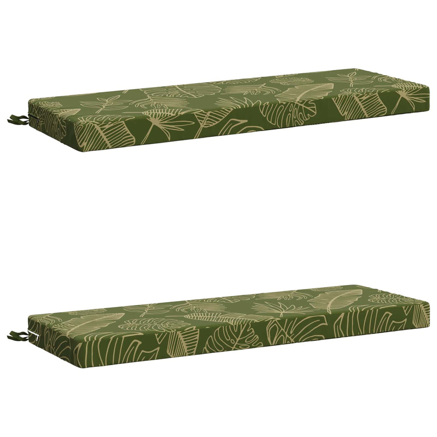 2-delige Bankkussens SOEST 2 st 100% Polyester Bladontwerp