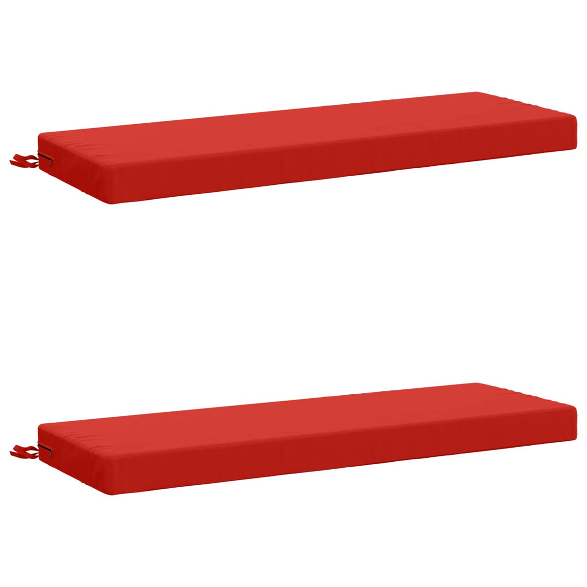 2-delige Bankkussens SOEST 2 st 100% Polyester Rood