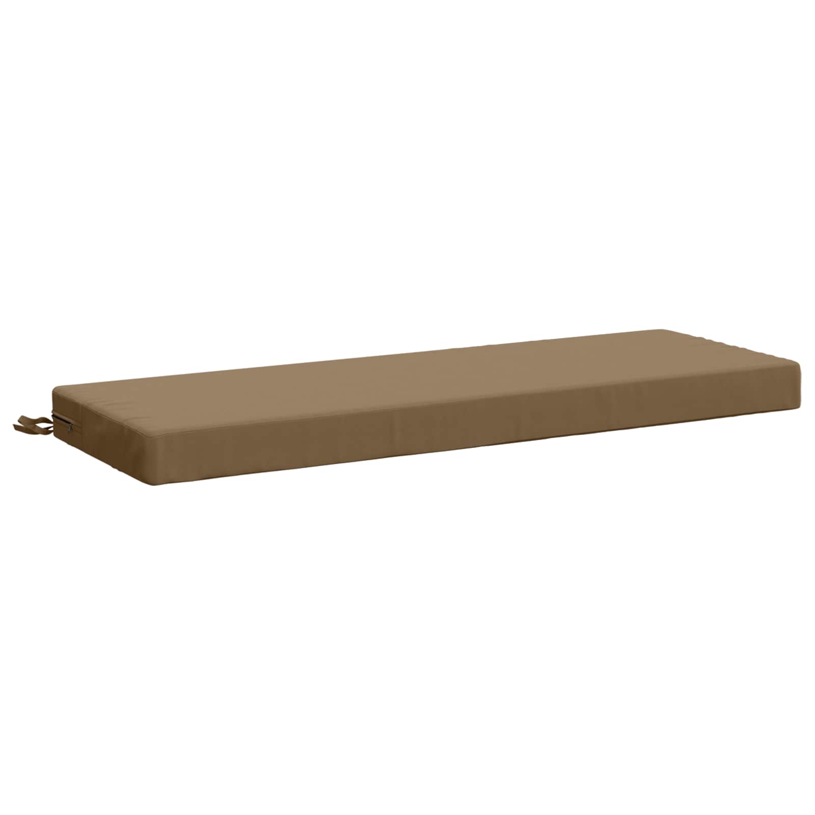 Bankkussen SOEST 100% Polyester Taupe 110 x 40 x 8 cm