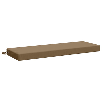 Bankkussen SOEST 100% Polyester Taupe 110 x 40 x 8 cm