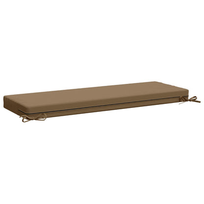 Bankkussen SOEST 100% Polyester Taupe 110 x 40 x 8 cm