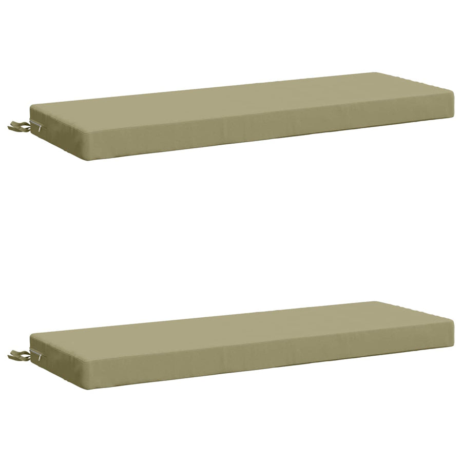 2-delige Bankkussens SOEST 2 st 100% Polyester Lichtgroen