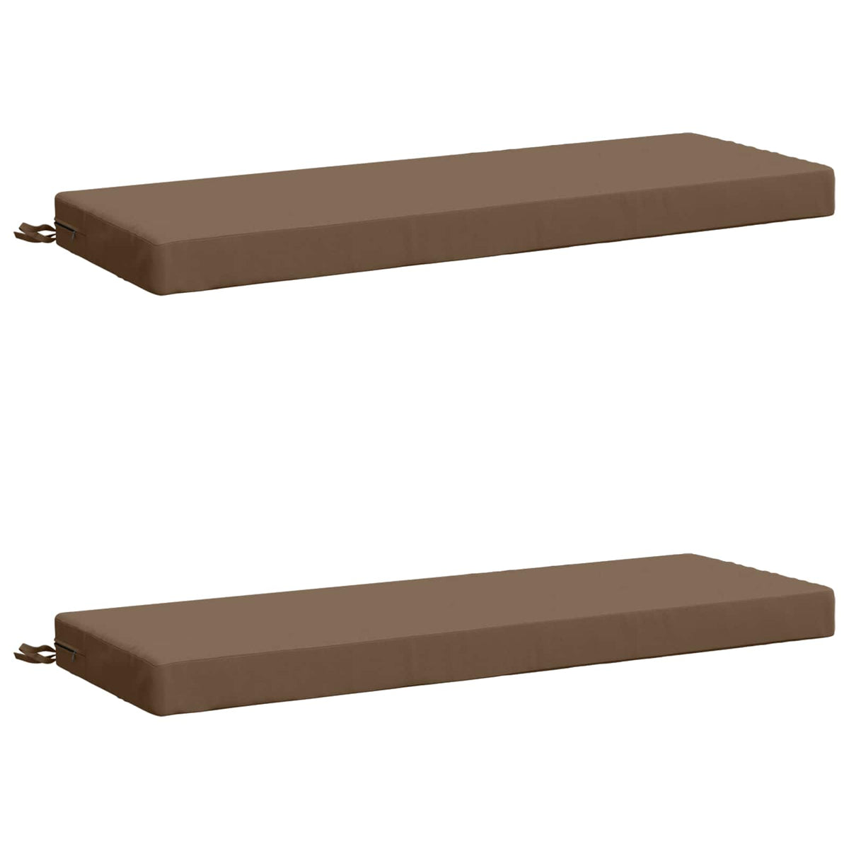2-delige Bankkussens SOEST 2 st 100% Polyester Taupe
