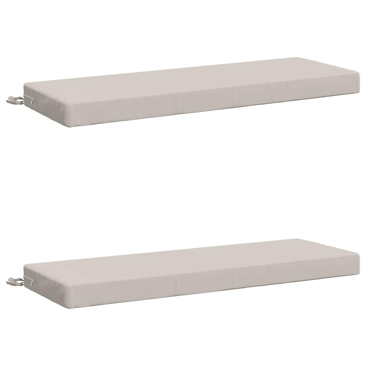 2-delige Bankkussens SOEST 2 st 100% Polyester Wit