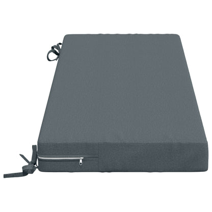 Bankkussen SOEST 100% Polyester Blauw 120 x 40 x 8 cm