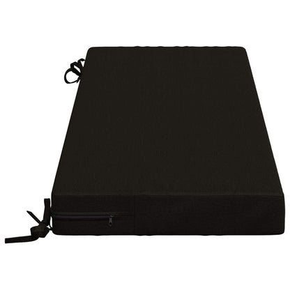Bankkussen SOEST 100% Polyester Zwart 120 x 40 x 8 cm