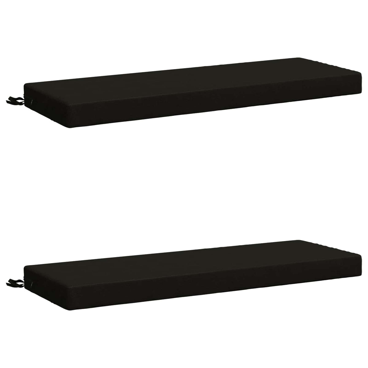 2-delige Bankkussens SOEST 2 st 100% Polyester Zwart