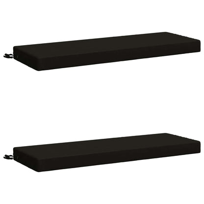 2-delige Bankkussens SOEST 2 st 100% Polyester Zwart