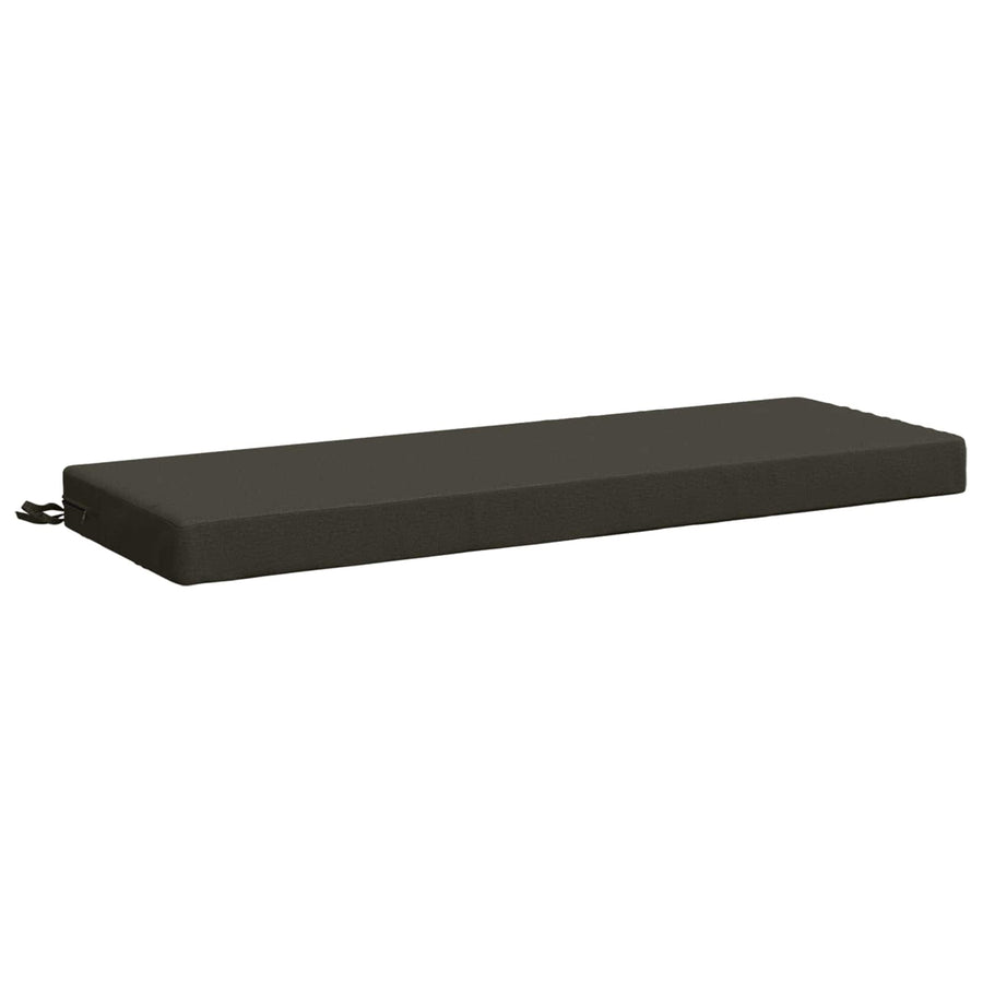 Bankkussen SOEST 100% Polyester Antraciet 120 x 40 x 8 cm