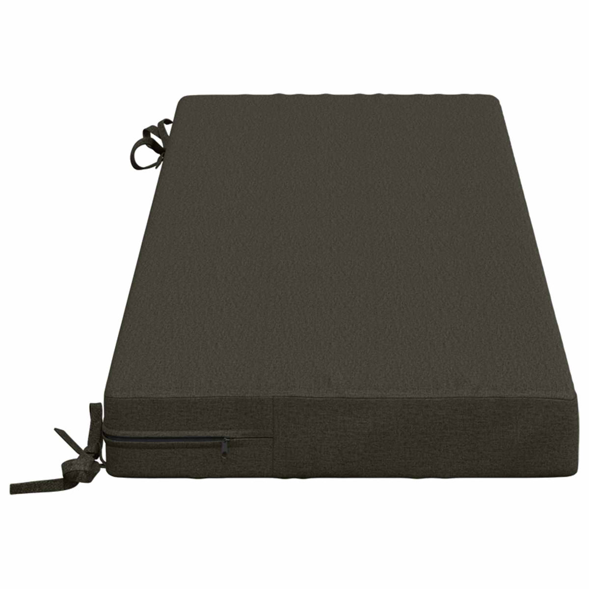 Bankkussen SOEST 100% Polyester Antraciet 120 x 40 x 8 cm