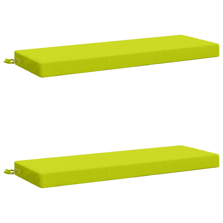 2-delige Bankkussens SOEST 2 st 100% Polyester Helder groen