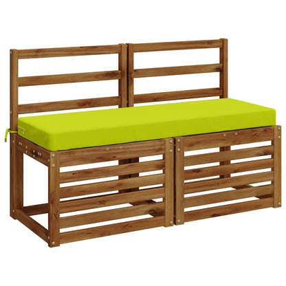 2-delige Bankkussens SOEST 2 st 100% Polyester Helder groen