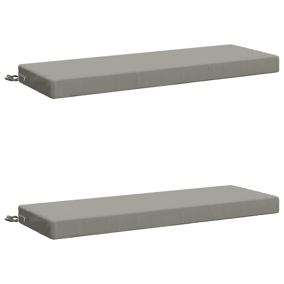 2-delige Bankkussens SOEST 2 st 100% Polyester Grijs