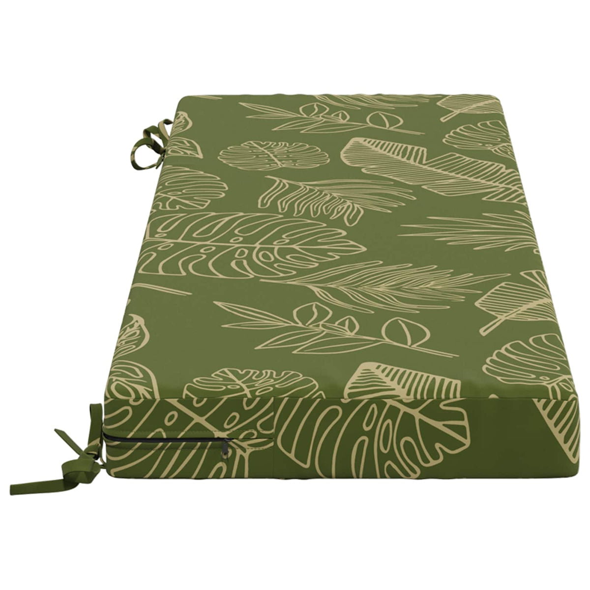 Bankkussen SOEST 100% Polyester Bladontwerp 120 x 40 x 8 cm