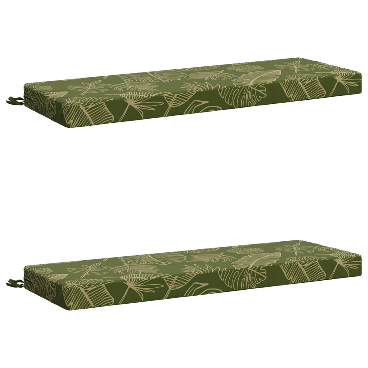 2-delige Bankkussens SOEST 2 st 100% Polyester Bladontwerp