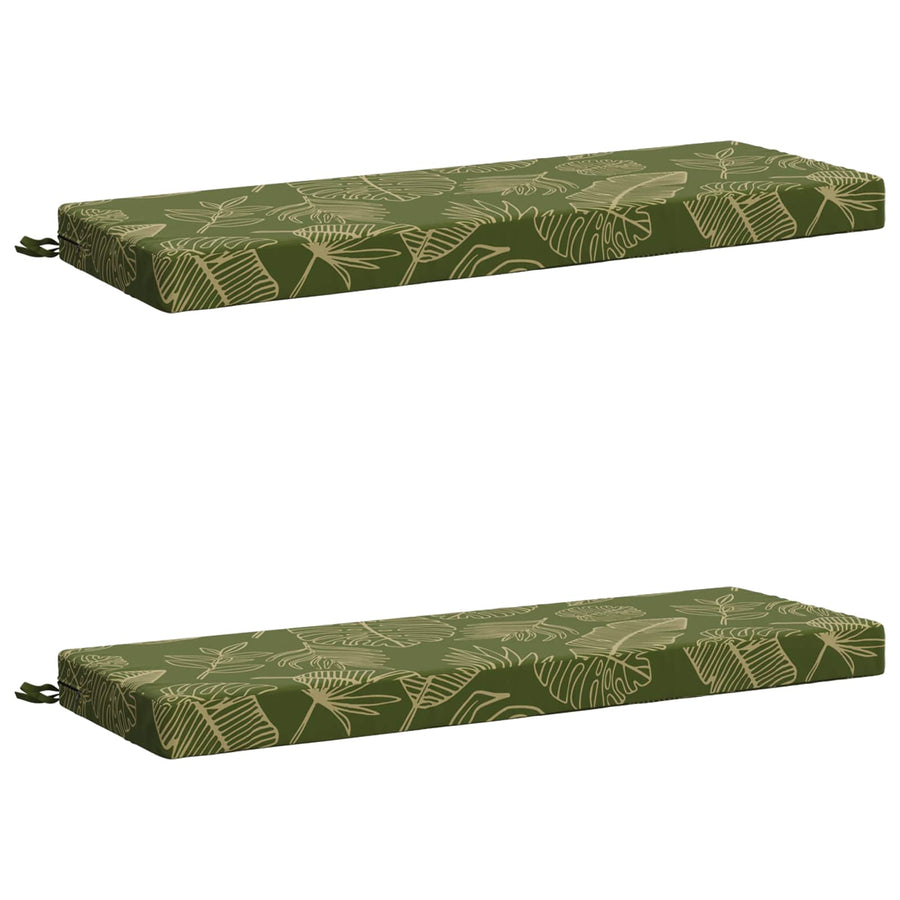 2-delige Bankkussens SOEST 2 st 100% Polyester Bladontwerp