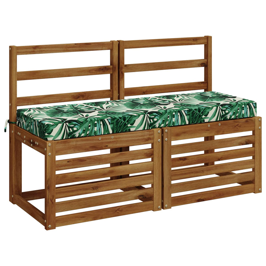 Bankkussen SOEST 100% Polyester Bladpatroon 120 x 40 x 8 cm