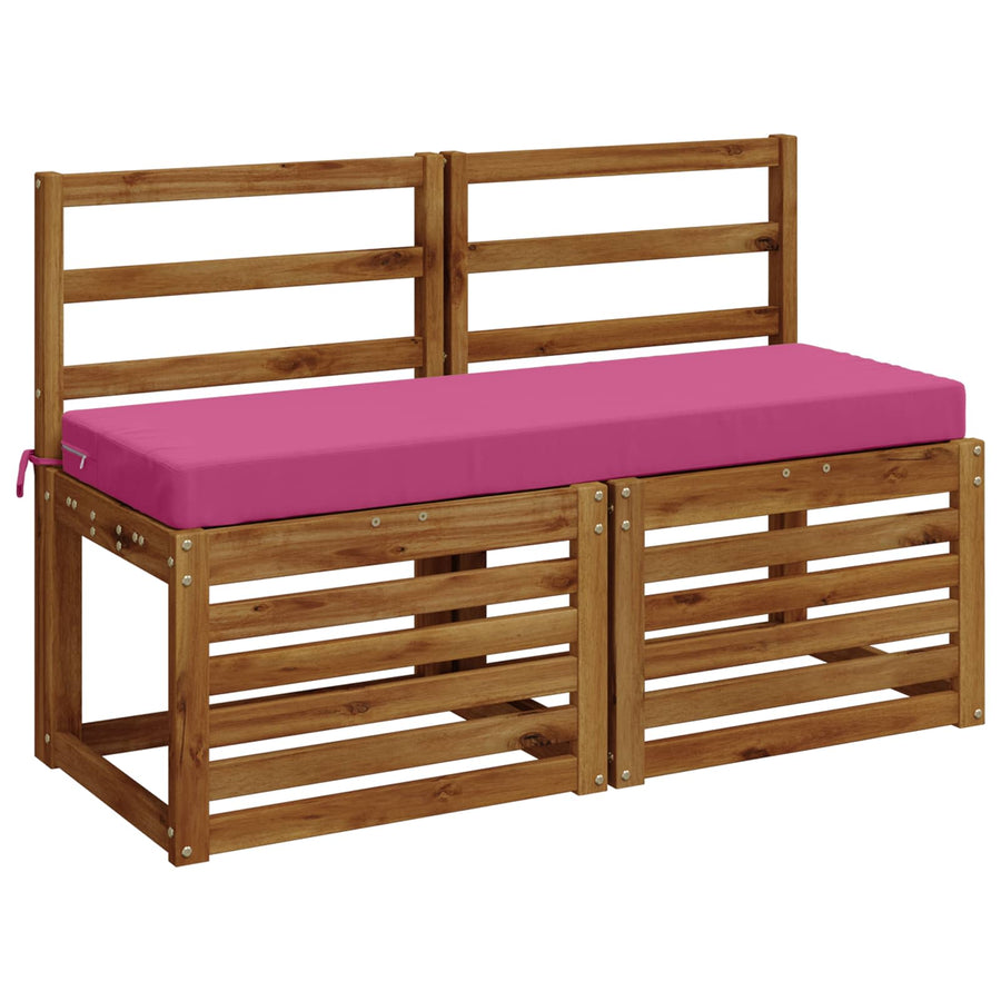 2-delige Bankkussens SOEST 2 st 100% Polyester Roze