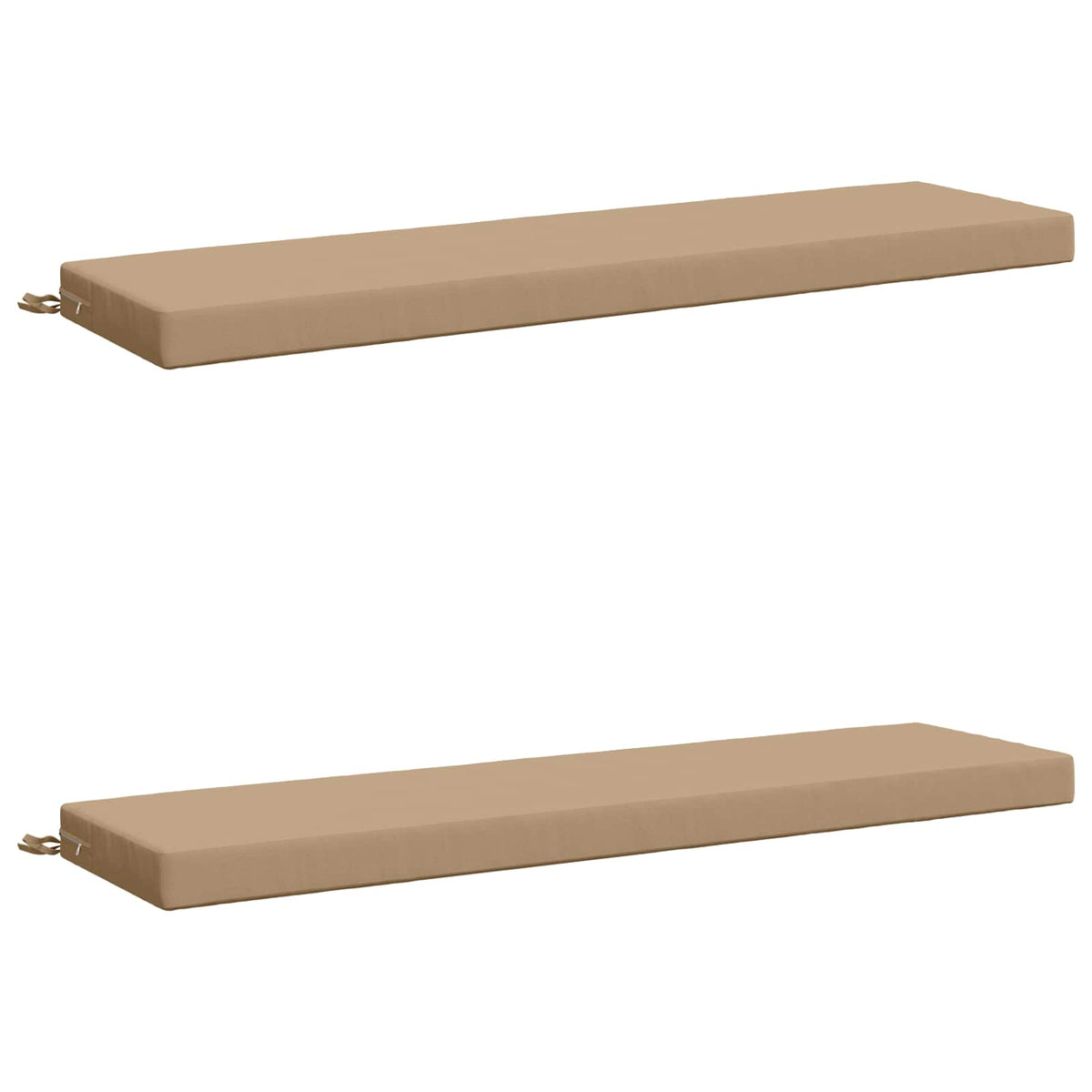 2-delige Bankkussens SOEST 2 st 100% Polyester Zand