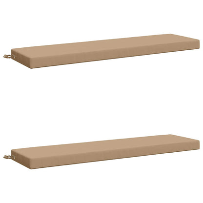 2-delige Bankkussens SOEST 2 st 100% Polyester Zand