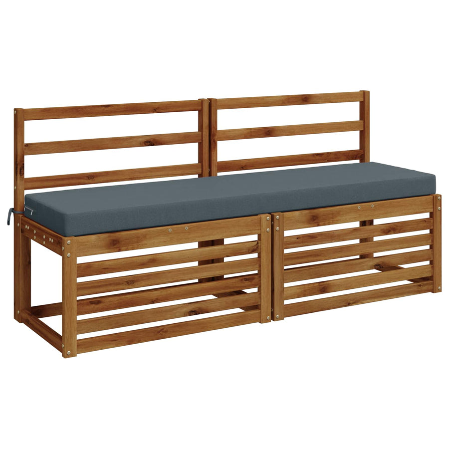 2-delige Bankkussens SOEST 2 st 100% Polyester Blauw