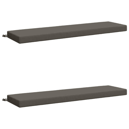 2-delige Bankkussens SOEST 2 st 100% Polyester Grijs