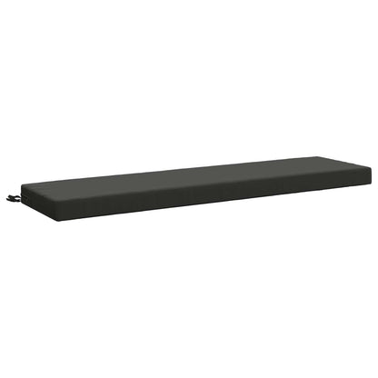 Bankkussen SOEST 100% Polyester Antraciet 140 x 40 x 8 cm