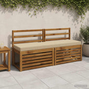 Bankkussens SOEST 2 stuks beige polyester