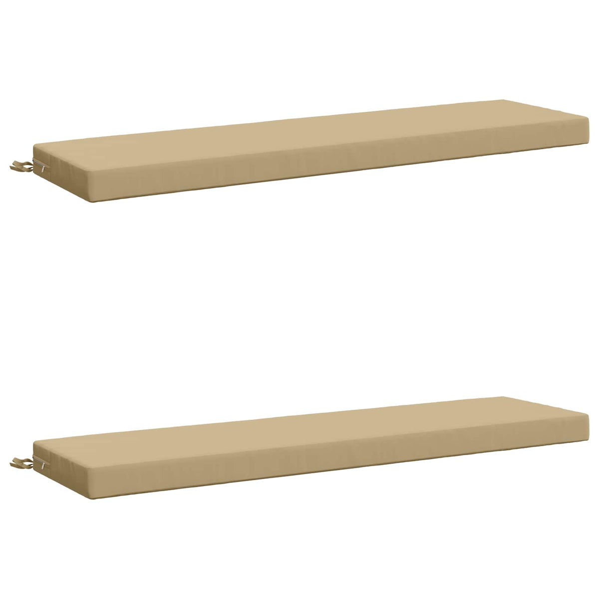 2-delige Bankkussens SOEST 2 st 100% Polyester Beige