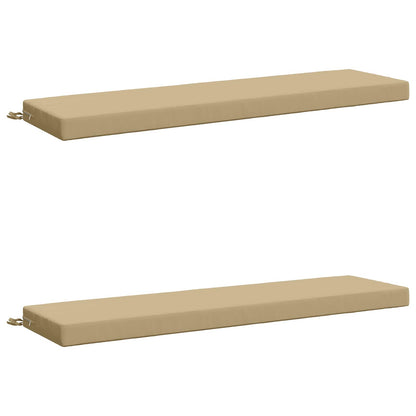 2-delige Bankkussens SOEST 2 st 100% Polyester Beige