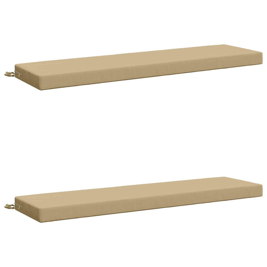2-delige Bankkussens SOEST 2 st 100% Polyester Beige