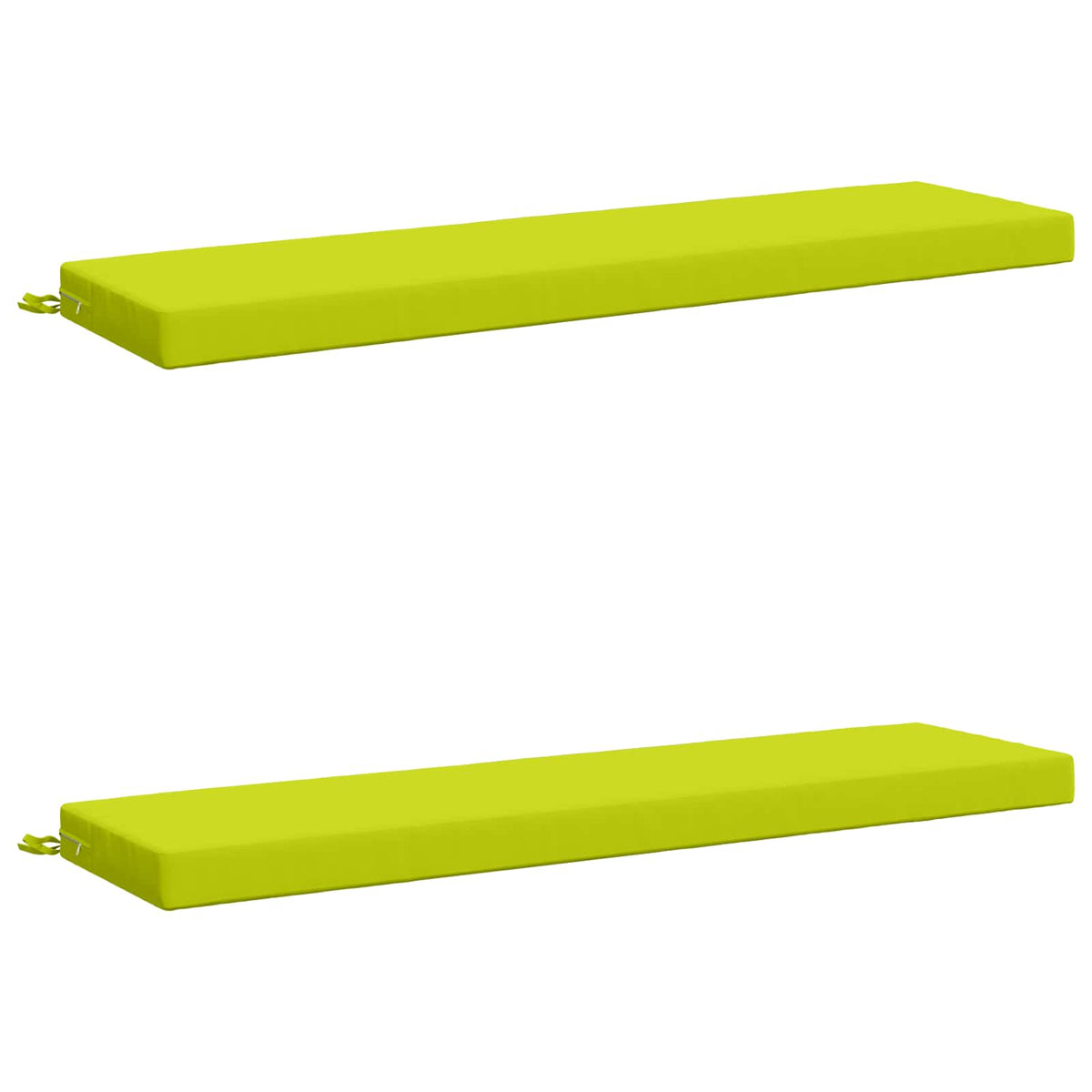 2-delige Bankkussens SOEST 2 st 100% Polyester Helder groen