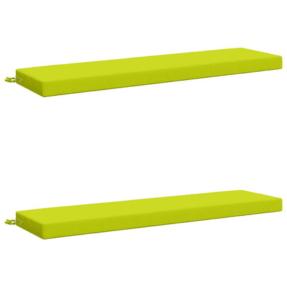 2-delige Bankkussens SOEST 2 st 100% Polyester Helder groen