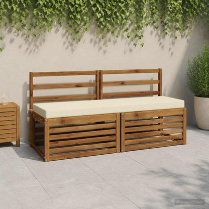 Bankkussen SOEST 100% Polyester Crèmekleurig 150 x 40 x 8 cm